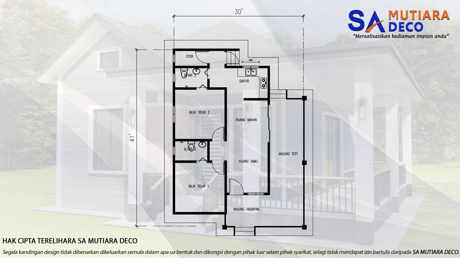 Mutiara Wijaya 1074 - Floor Plan